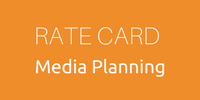 Media Planning Rate Card