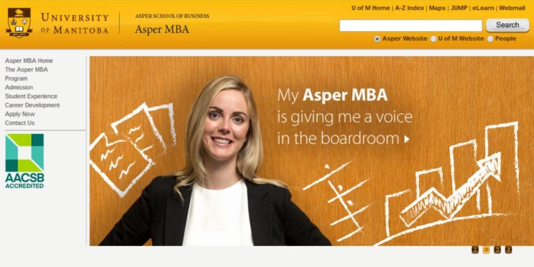 Asper School MBA
