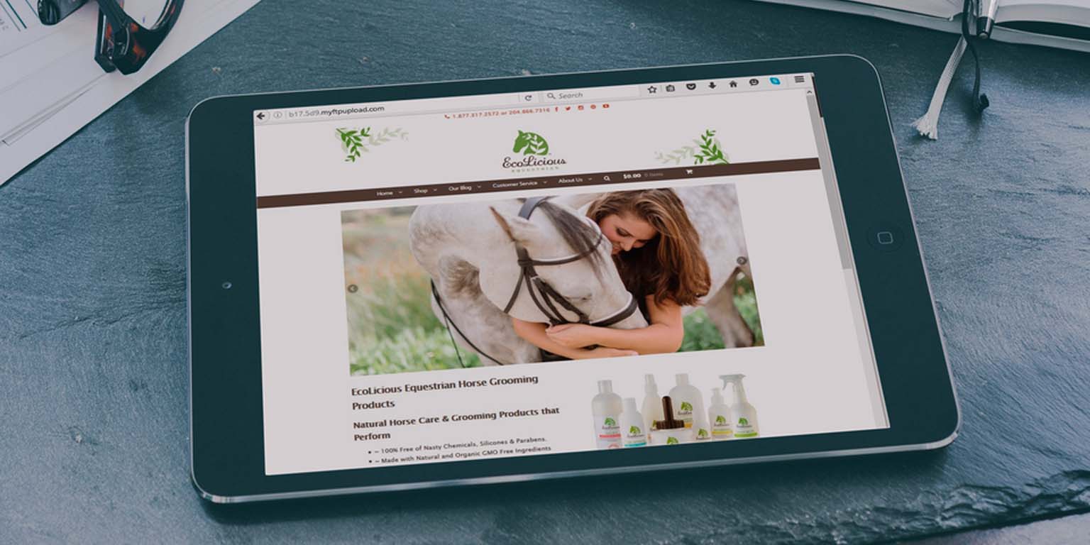 Ecolicious Equestrian | Web Development | Web Design